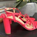 PARKE MARION  Hannah 85mm Sandals Coral Orange Womens 7.5 Photo 9