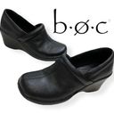 Born concept B.O.C.  Black Leather Lesa Clog Photo 11