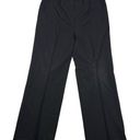 Lafayette 148  New York Size 12 High Rise Dalton Pants Wide Leg Wool Blend Black Photo 0