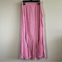 Roma Rossi  Pink Smocked Mermaid Maxi Skirt Medium Photo 6