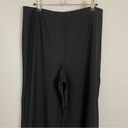 Lafayette 148  New York Slacks Black Pants Wide Leg Size 10 Women Wool Blend Work Photo 4