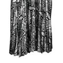 New Look  Woman's Gray/Black Snakeskin Pleated Print Midi Pull On Skirt 2 Photo 5