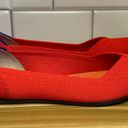 Rothy's  Red Points Size 8.5 US Ballet Point Toe Womens Shoes Flats Knit Vegan Photo 3