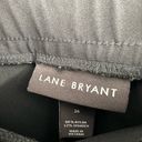 Lane Bryant  Size 26 Track Pants Black White Stripe Athleisure Activewear Comfort Photo 3