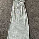 Connected Apparel Cowl Neck Metallic gown Photo 4