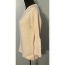 Lou & grey  Pink Waffle Knit Sweater Crewneck Alpaca/Nylon/Acrylic Size XSmall Photo 2