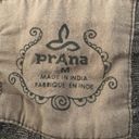 prAna  Breathe Brown Heather Cropped Knit Cargo Pant Sz. M Tied Hem Casual Photo 7