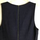 Rebecca Taylor   Navy Blue Sleeveless Fit & Flare W/ Black Lace Around The Bottom Photo 3