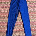 Hanes VINTAGE DARK BLUE NAVY  MADE IN USA BLUE NYLON LINED LEGGINGS Photo 0