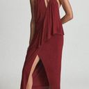 Reiss  Xena Cocktail Dress Dark Red Womens 10 Photo 0