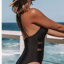 Beachsissi Women One Piece Swimsuit Sexy Deep V Neck Cross Back Bathing Suit Photo 4