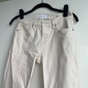 Dear John BLAIRE HIGH RISE ANKLE SLIM STRAIGHT JEANS WHITE SWAN Photo 2