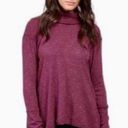 Free People NWT  Purple Juicy Shirt Split Back Slub Turtleneck Sz XS MSRP : $90 Photo 0