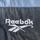 Reebok Vintage 90s  Zip Up Windbreaker Black Blue Jacket Photo 5