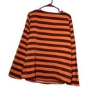 Daniel Cremieux 127-Cremieux, women’s large, long sleeve, 100% polyester striped blouse Photo 4