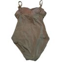 Michael Kors  Women's Classic Neutral One-Piece Swimsuit Size 8 Photo 6