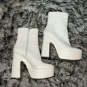 Jessica Simpson  Cream Platform Ankle Boots Photo 7