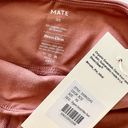 Mate the Label NWT  Rose Pink Organic Stretch Biker Short - Size XS Photo 3