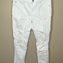 Hudson Jeans Hudson White Natalie Midrise‎ Slim Boyfriend Jeans Photo 0