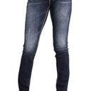 Silver Jeans Suki Mid Rise Straight Leg Denim Jean 30x32 Medium Wash Whiskering Photo 0