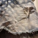 ZARA  Trafaluc Distressed Denim polka dot shorts, NWT Photo 3