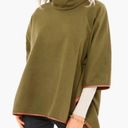 Tuckernuck  Piper Funnel Neck Trimmed Poncho Olive Photo 0