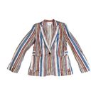 Frame  linen striped blazer size 6 Photo 6