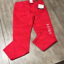 Calvin Klein Jeans  power stretch Skinny Crop Red denim NWT Photo 2