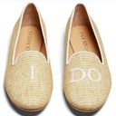 Jack Rogers NEW  "I Do" Raffia Loafer, Natural/White Photo 0