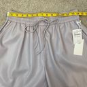 Good American  Faux Leather Shorts Lilac Whisper 3 equals L Photo 7