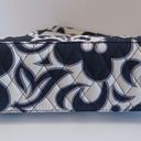 Vera Bradley  JULIA Satchel in Night & Day Crossbody Strap Black and White Photo 2