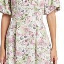 BCBGeneration  Floral off shoulder Puff sleeves white & pink mini dress size 6 Photo 0