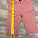 Sonoma Pink Denim Capri Stretchy Women's Jeans Size 8 Photo 12