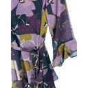 Olivaceous Fit & Flare Floral Ruffle Dress Size Medium Photo 2