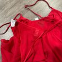 Frederick's of Hollywood  red satin sheer babydoll lingerie ♥️ Photo 8