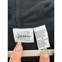 Jason Maxwell  Womens Full Zip Hoodie Vtg Sz M Black Embroidered Floral JW Vibes Photo 3