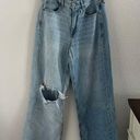 American Eagle Skater Jeans Distressed Denim Skate Wide Leg 8 Photo 0