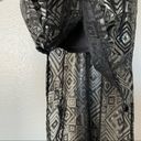 BCBGeneration  Silver Black Sequin Spaghetti Strap Hi Low Dress Size Small Photo 5