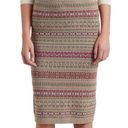 Ralph Lauren LAUREN  Fair Isle Linen Blend Pencil Skirt size XL Women Multi $185 Photo 2