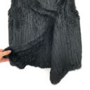 Joie  Andoni Rabbit Fur Vest Black S Photo 2