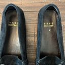 Stuart Weitzman  Gem Studded Black Suede Loafers Size 8 N Photo 1