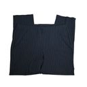  Womens 14 Chico's 2.5 Navy Blue Pin Stripe Pull On Dress Pants Photo 3