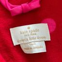 Kate Spade  Polka Dot Pajama Shirt Lounge Shirt Red Long Sleeve Women's Size‎ S Photo 9