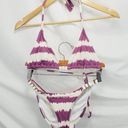 Vix Rare Tie Dye 2pc Bikini Adj Halter Triangle Swim Suit Set size XS (A Photo 0