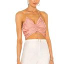 Misha Collection / Revolve Madrona Satin Halter Top in Cantaloupe NWOT Photo 0