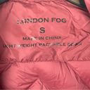 London Fog  Burgundy Lightweight Packable Down Hooded Full Zipper Puffer Jacket Photo 2