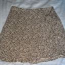 Abercrombie & Fitch Leopard Print Wrap Skirt Photo 0