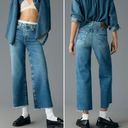 AG Adriano Goldschmied AG Saige Wide Leg Crop High Rise Jeans Anthropologie Evereve Size 26 Photo 1