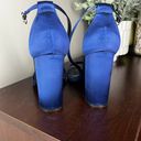 Lulus Blue Open Toed Heels Photo 1