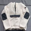 The North Face Black and White Women’s Campshire Sherpa Pullover with Kangaroo Pouch Photo 2